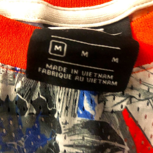 Nike Sportswear Hyper Femme Perforated Floral Print Short Sleeve Top Size M - Picture 6 of 6